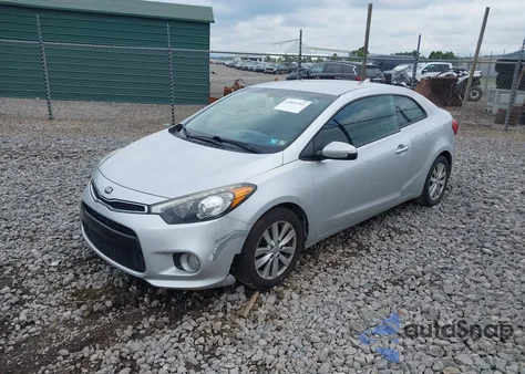 2016 Kia Forte Koup Ex z USA, uszkodzony, nr VIN KNAFX6A82G5647720